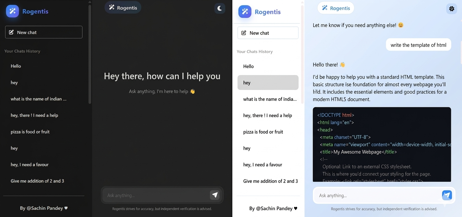 Rogentis - An Intelligent AI Assistant
